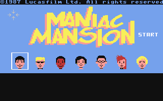 maniac mansion screen 1